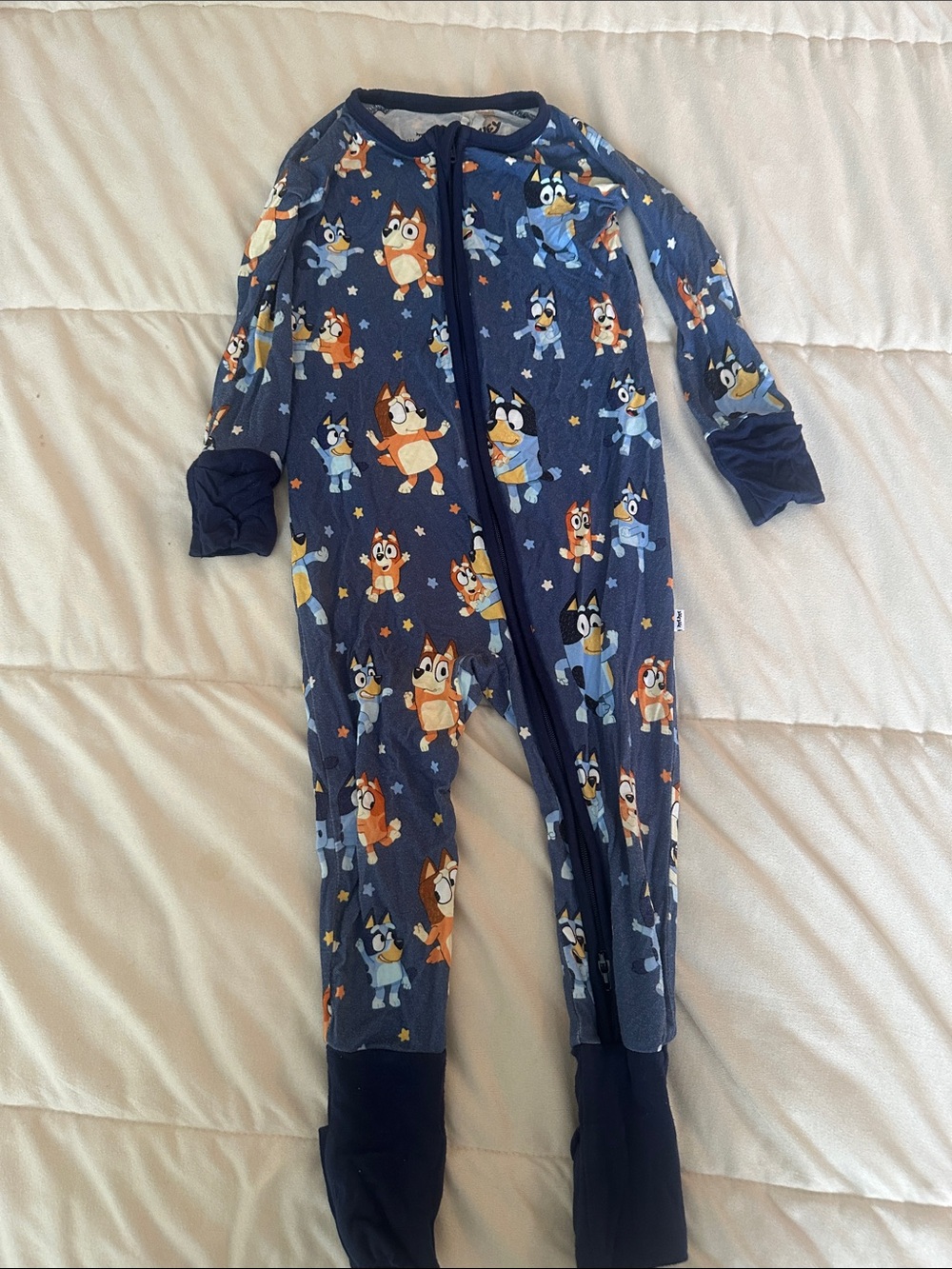 Little Sleepies Original Bluey Drop One-Piece Pajamas